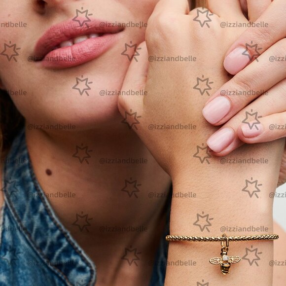 Pandora Sparkling Bee Dangle Charm - Picture 5 of 6